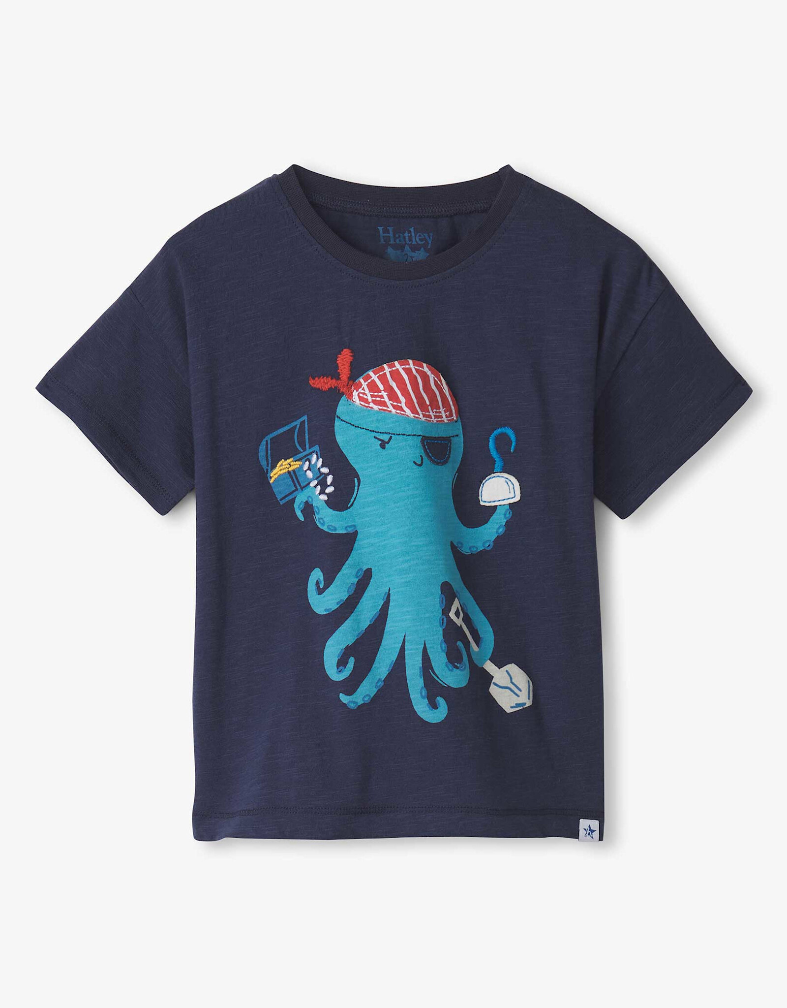 Hatley Pirate Octopus Slouchy Tee