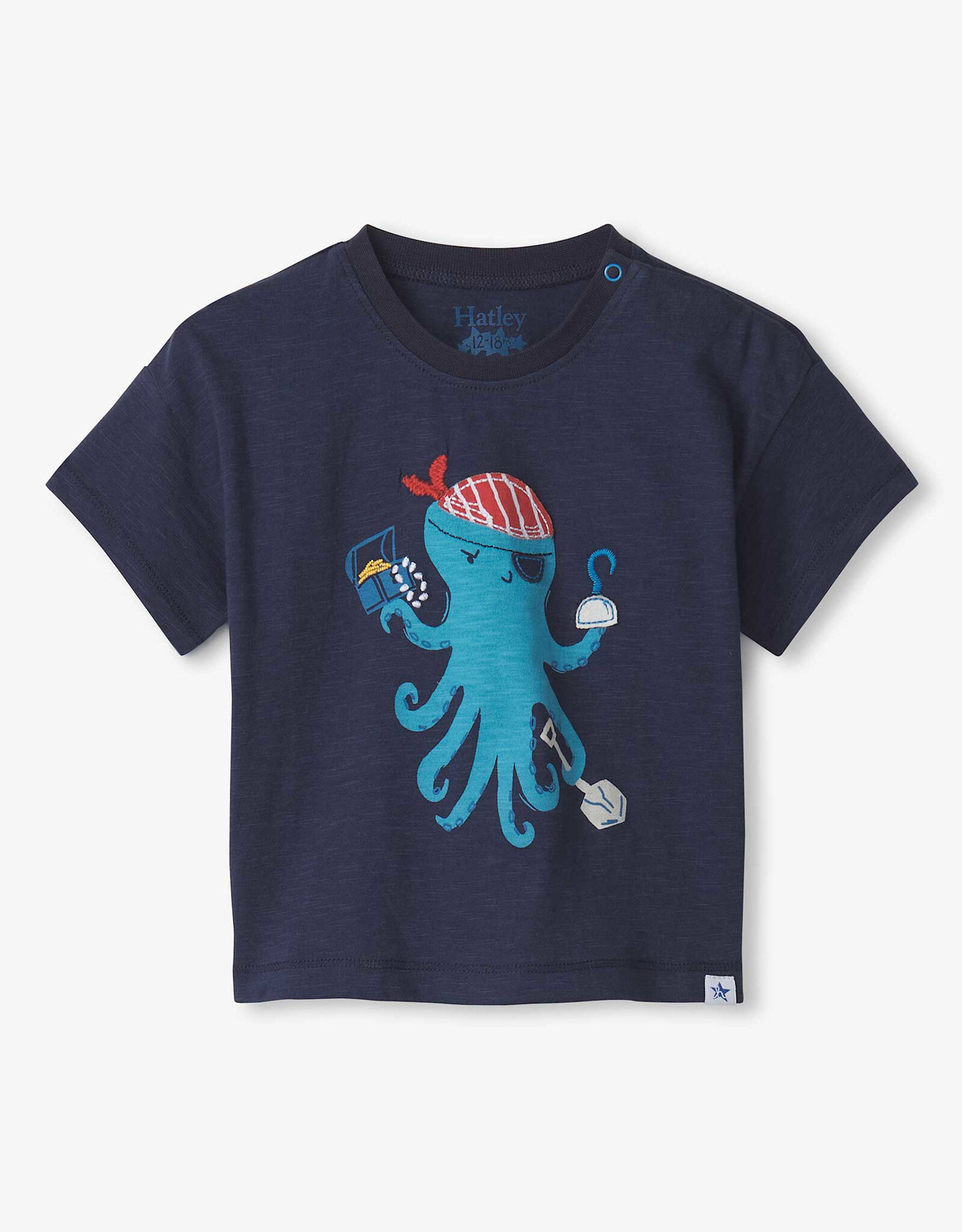 Hatley Pirate Octopus Slouchy Tee
