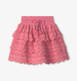 Hatley Pink Hearts Floaty Skort
