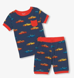 Hatley Vaporwave Cars Bamboo Short Pajama Set