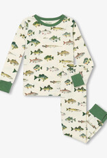 Hatley Real Fish Stretch Cotton Pajama Set