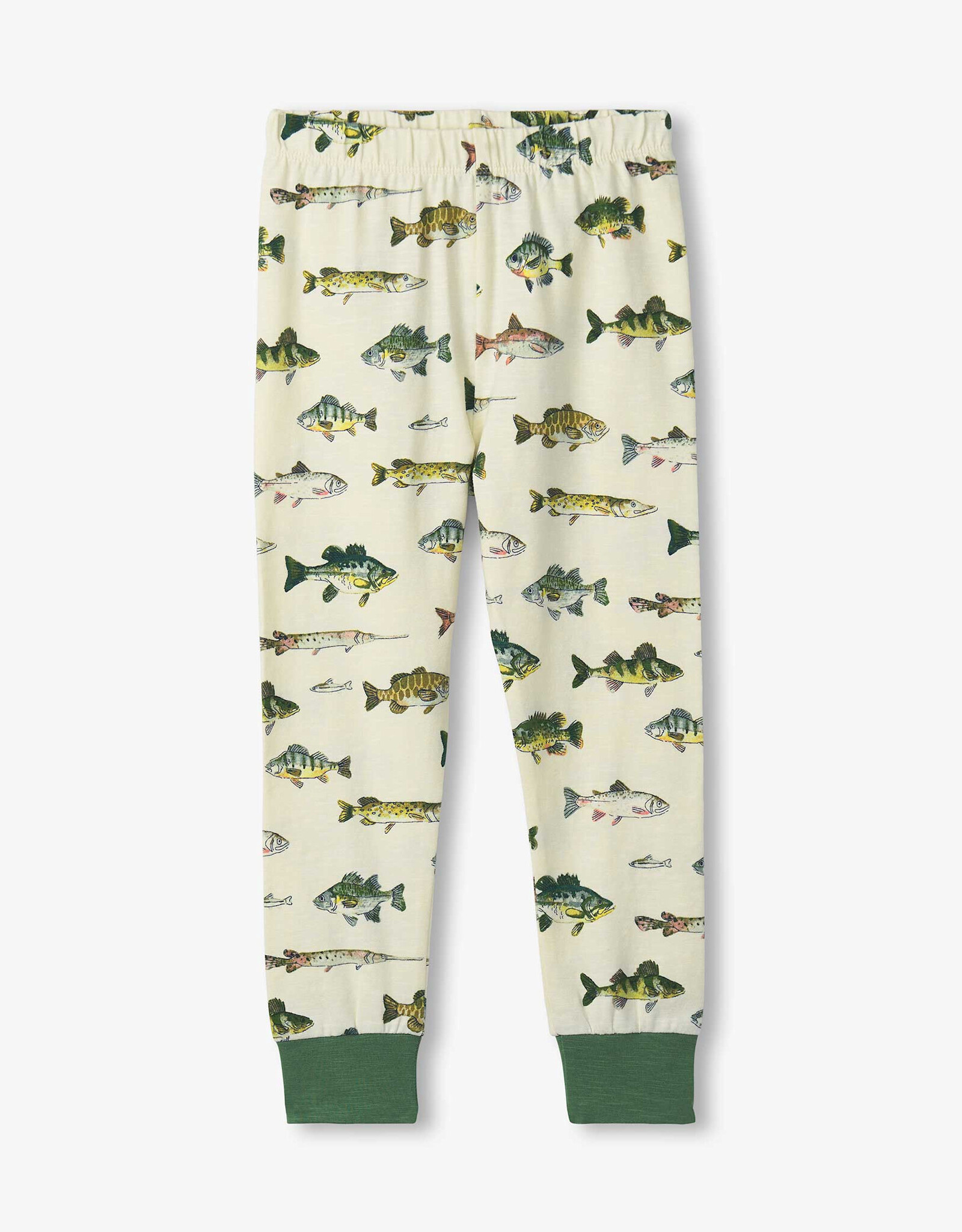 Hatley Real Fish Stretch Cotton Pajama Set