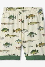 Hatley Real Fish Stretch Cotton Short Pajama Set