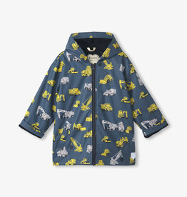 Hatley Under Construction Zip Up Rain Jacket