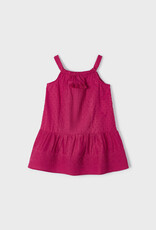 Mayoral Hibiscus Embroidered Dress