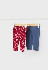 Mayoral Red Heart 2 Leggings Set