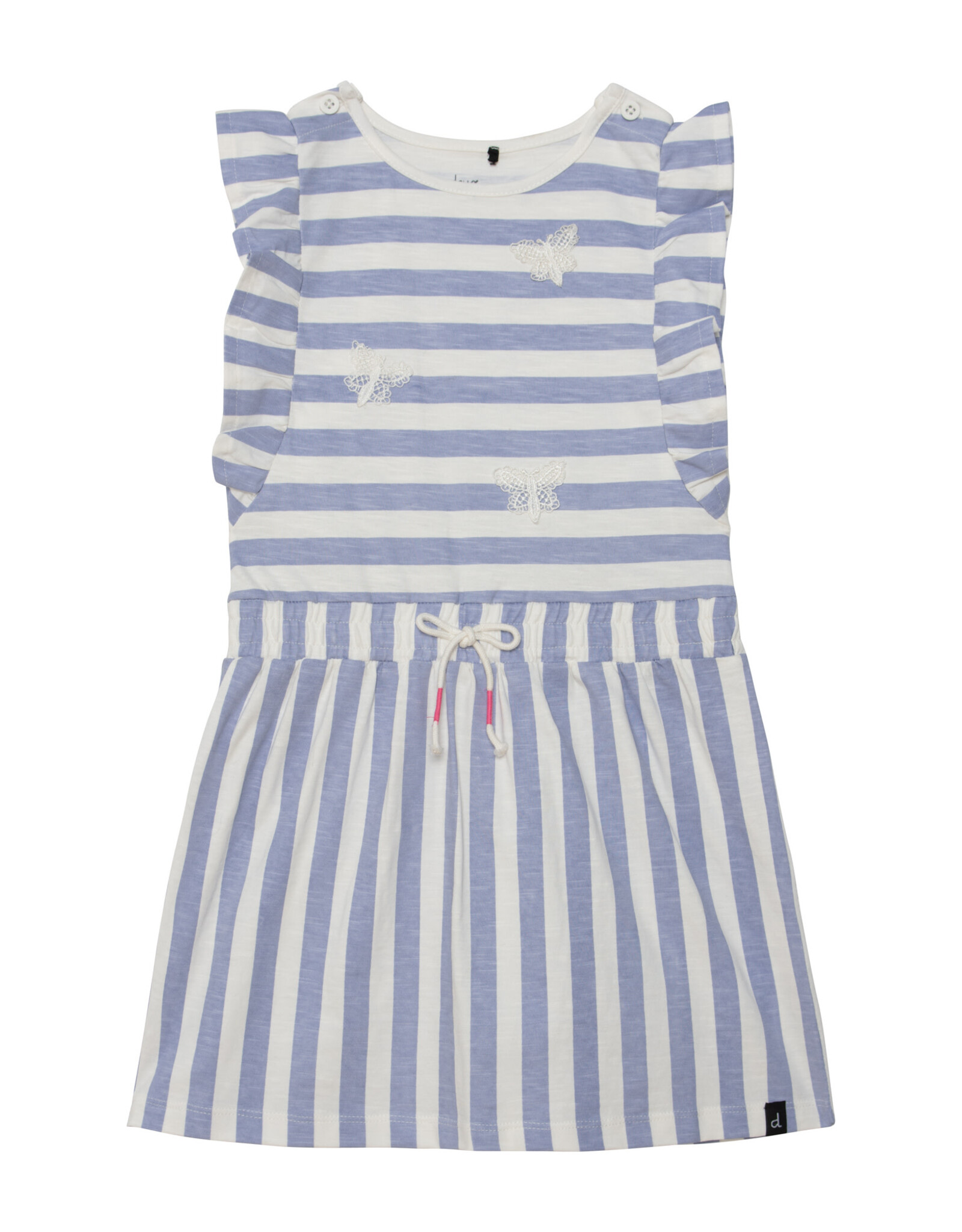 Deux Par Deux Thistle Stiped Dress