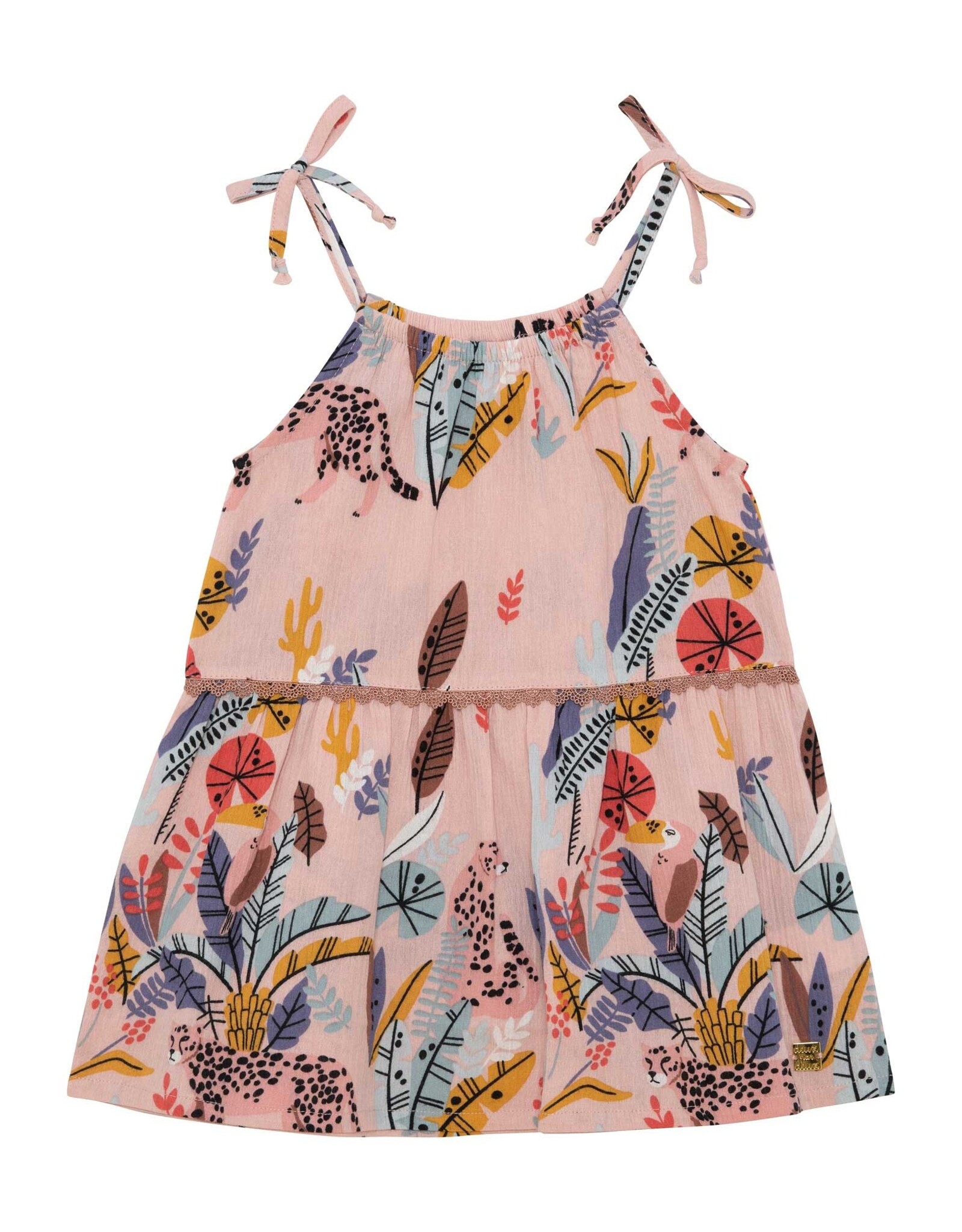 Deux Par Deux Jungle Printed Blouse