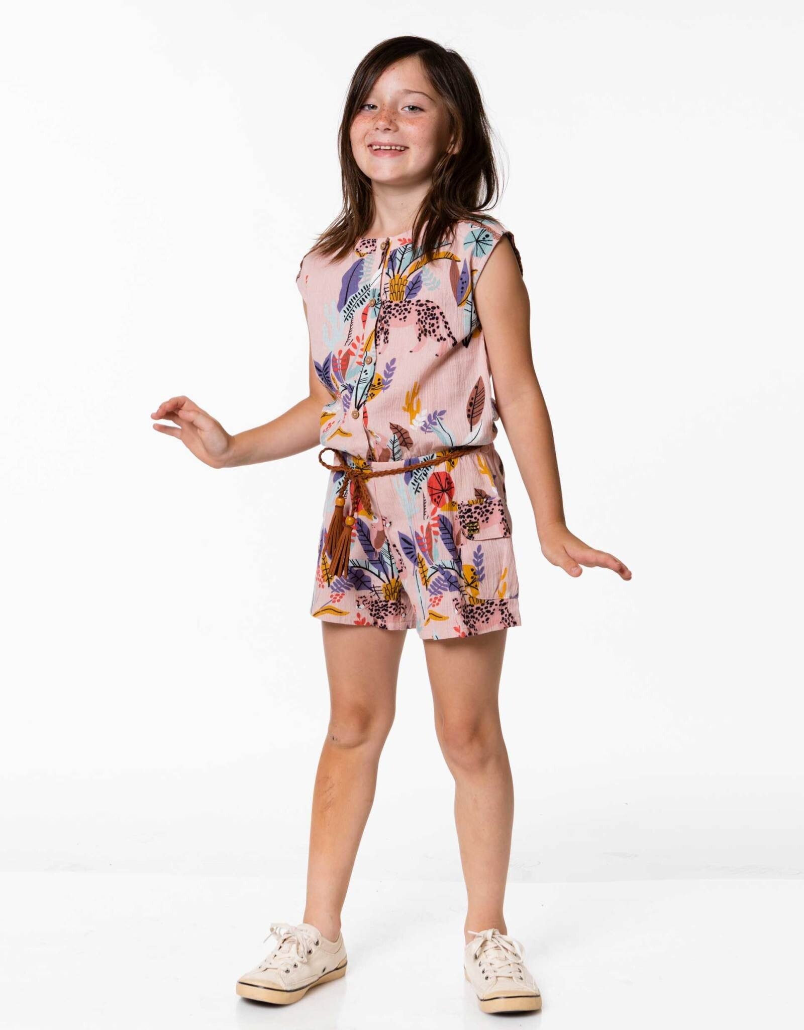 Deux Par Deux Jungle Printed Jumpsuit