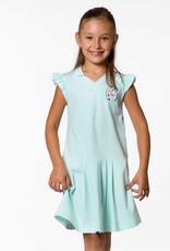 Deux Par Deux Blue Glass Polo Dress