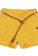 Noruk Yellow Belted Shorts