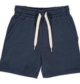 Green Cotton Sweat Shorts with Pockets