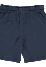 Green Cotton Sweat Shorts with Pockets