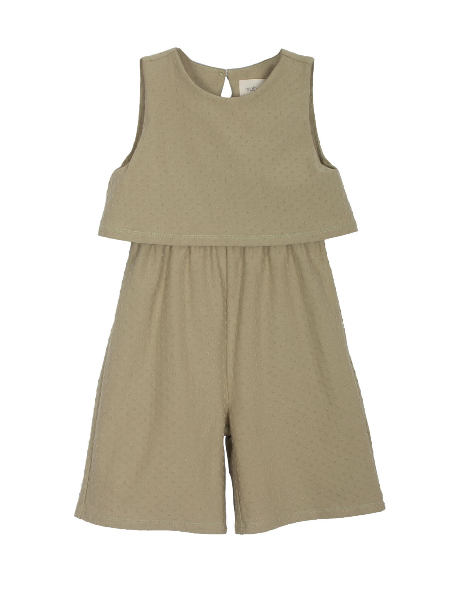 Mabel & Honey Tranquil Trees Knit Romper