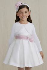 Abel & Lula White Girls Knit Cardigan