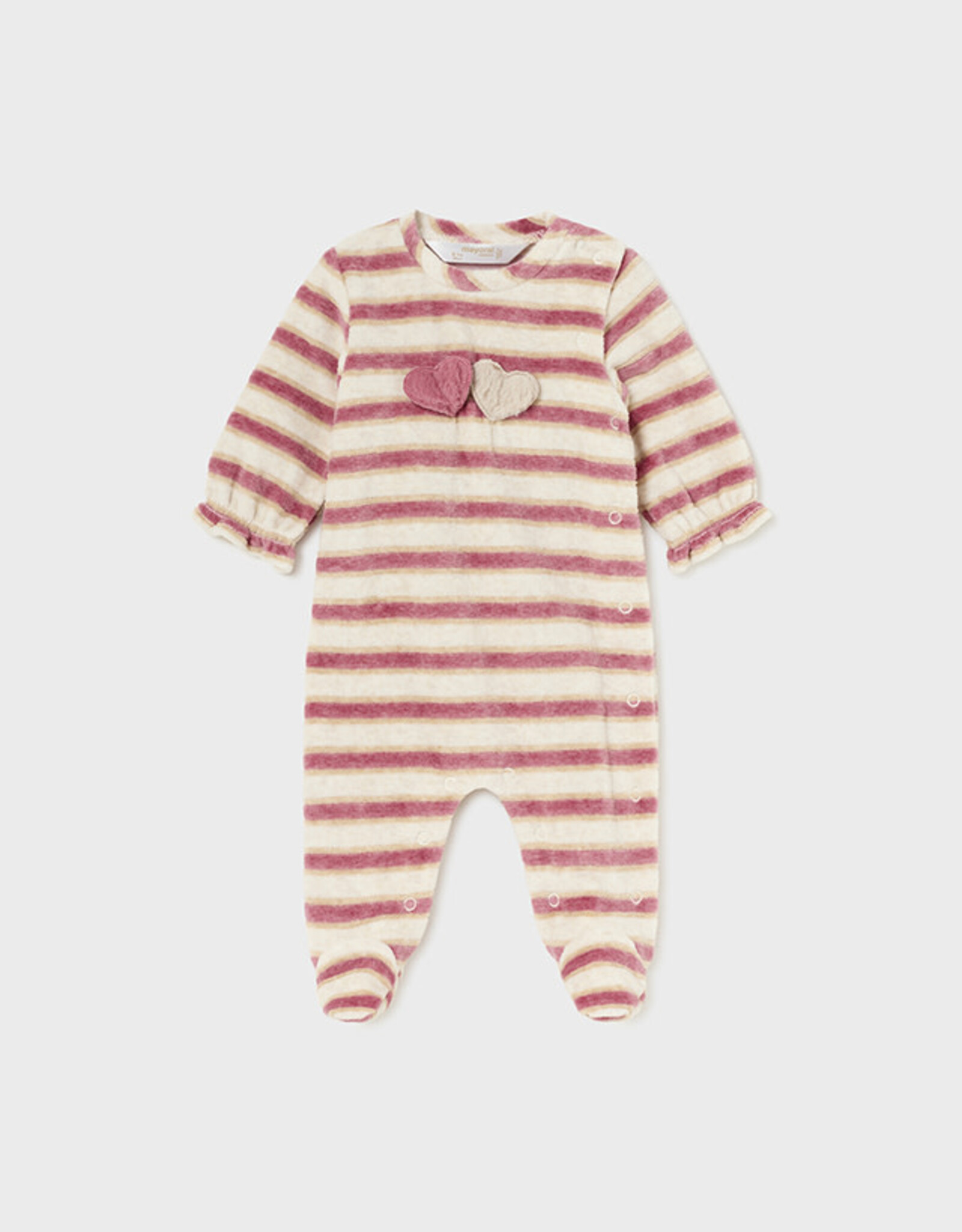 Mayoral Pink Stripped Bodysuit