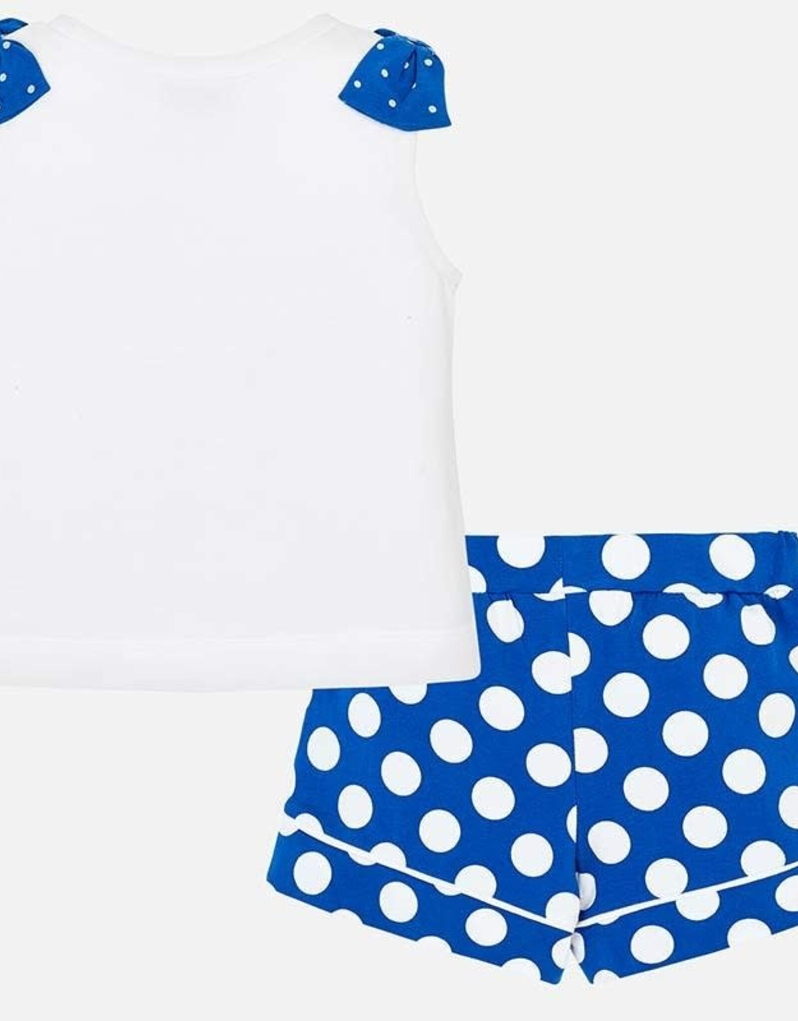 Mayoral Polka Dot Sunglasses T-Shirt and Shorts Set