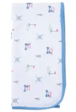 Little Me Golf Club Receiving Blanket