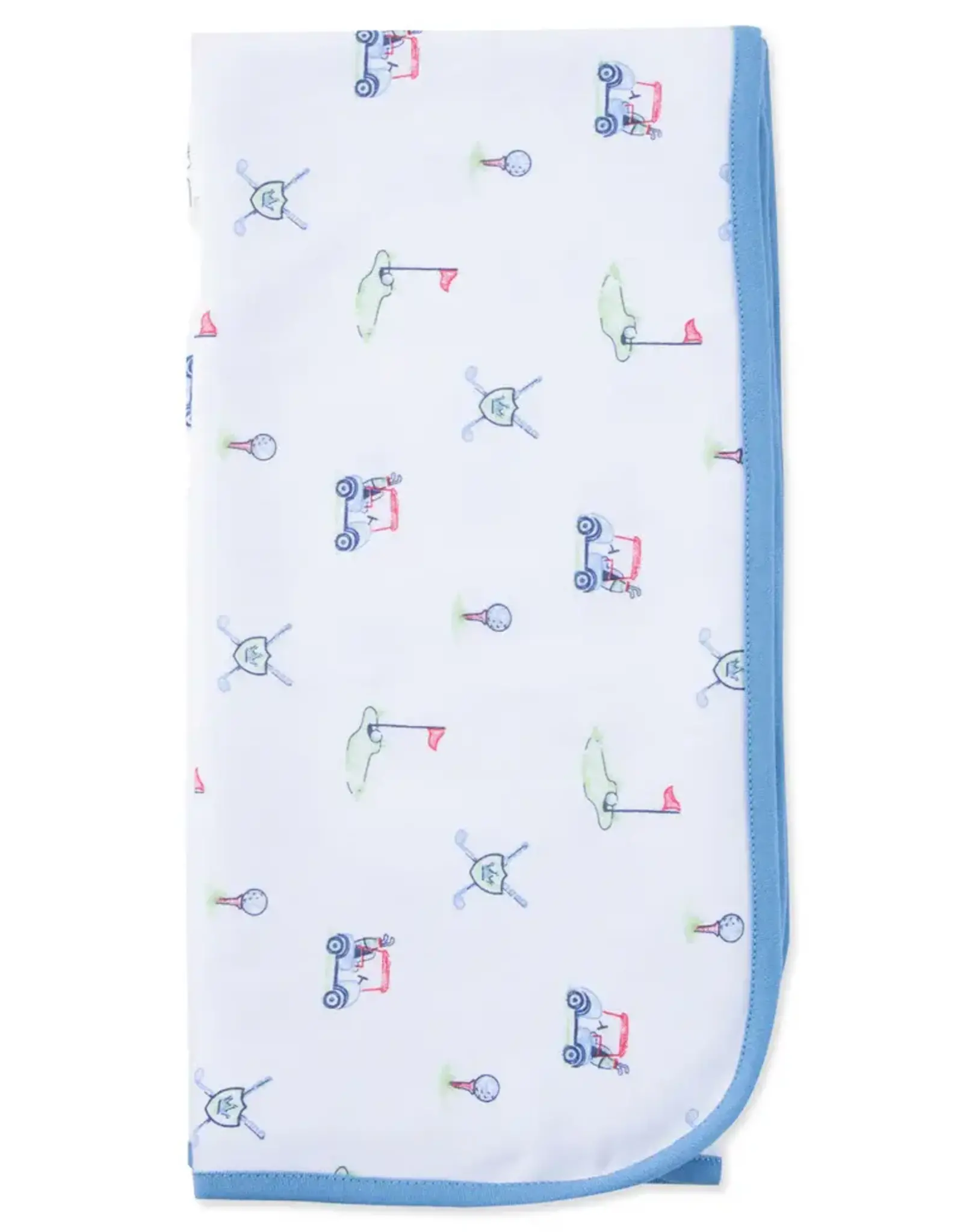 Little Me Golf Club Receiving Blanket