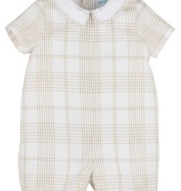 Casero Plaid Boy Romper