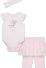 Little Me My First Easter 3pc Pink Set