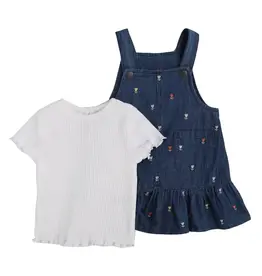 Little Me Denim Tulip Jumper Set