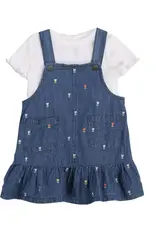 Little Me Denim Tulip Jumper Set