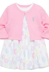 Little Me Tulip Knit Dress Set