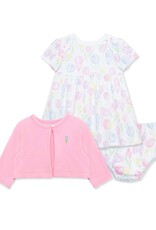 Little Me Tulip Knit Dress Set