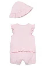 Little Me Floral Breeze Romper & Hat