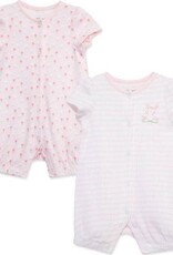 Little Me Cuddly Bunnies 2pc Rompers