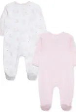 Little Me Cuddly Bunnies 2pc Footies