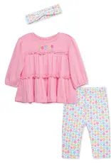 Little Me Mod Floral Tunic & Legging Set
