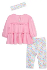 Little Me Mod Floral Tunic & Legging Set