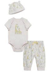 Little Me Giraffes Bodysuit & Pant Set