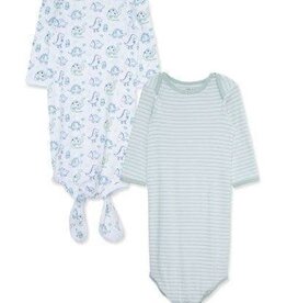 Little Me Dino Friends Gowns 2pc