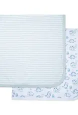 Little Me Dino Friends Receiving Blankets (2Pack)