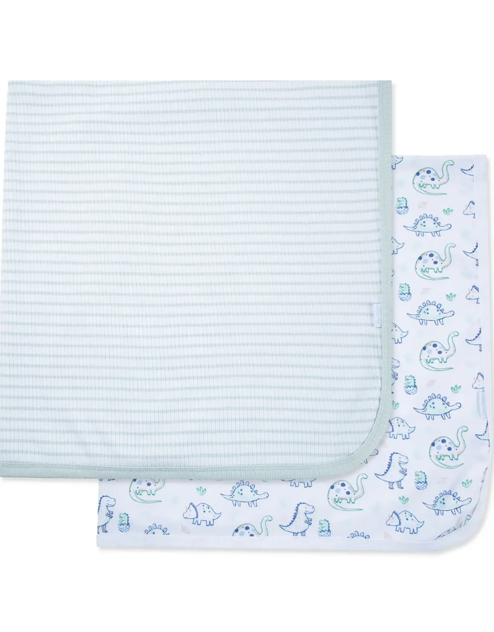 Little Me Dino Friends Receiving Blankets (2Pack)