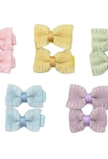 Bows Arts Ruffle Baby Bow Clips Set