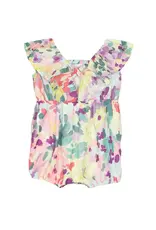 Isobella & Chloe Watercolor Romper