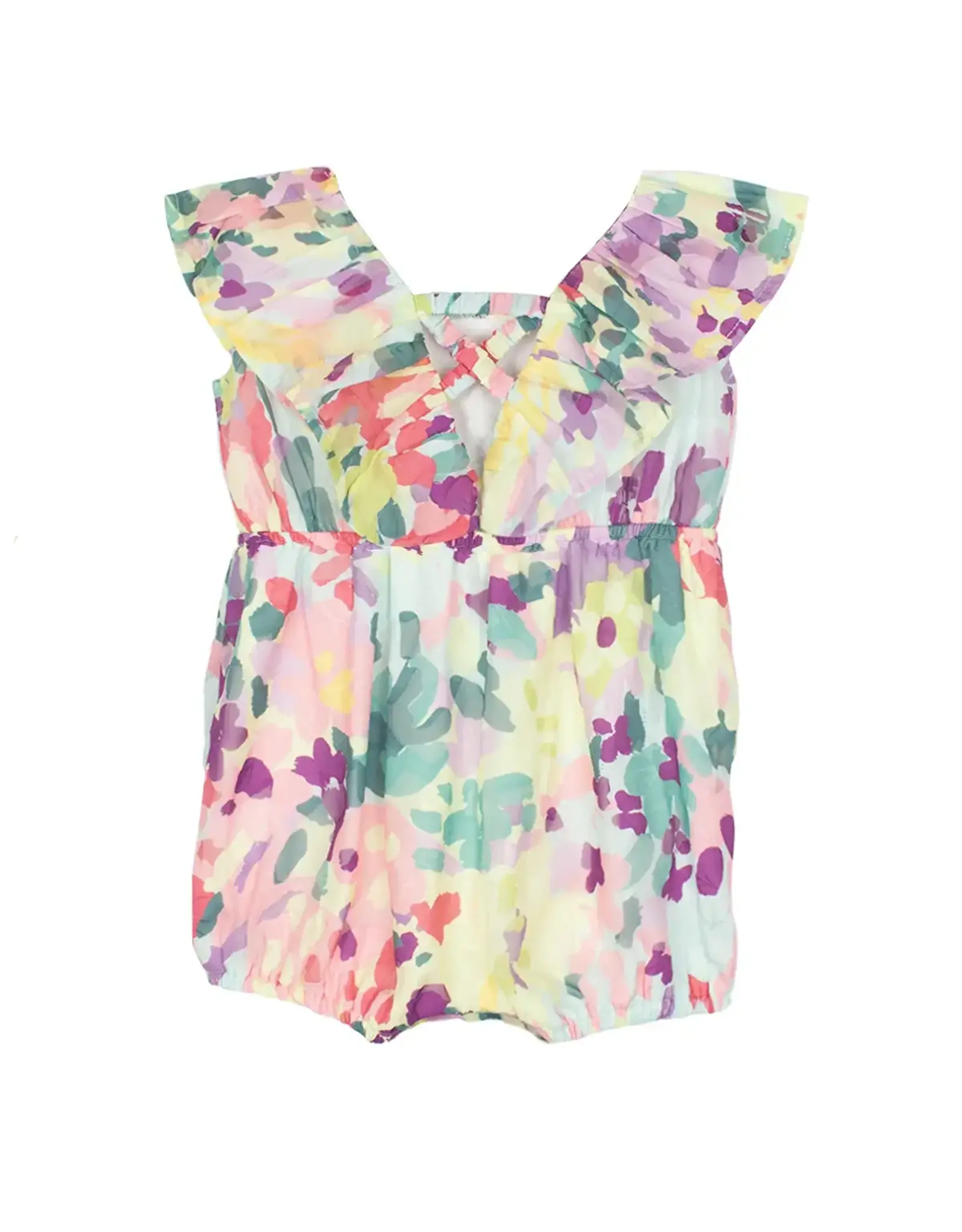 Isobella & Chloe Watercolor Romper
