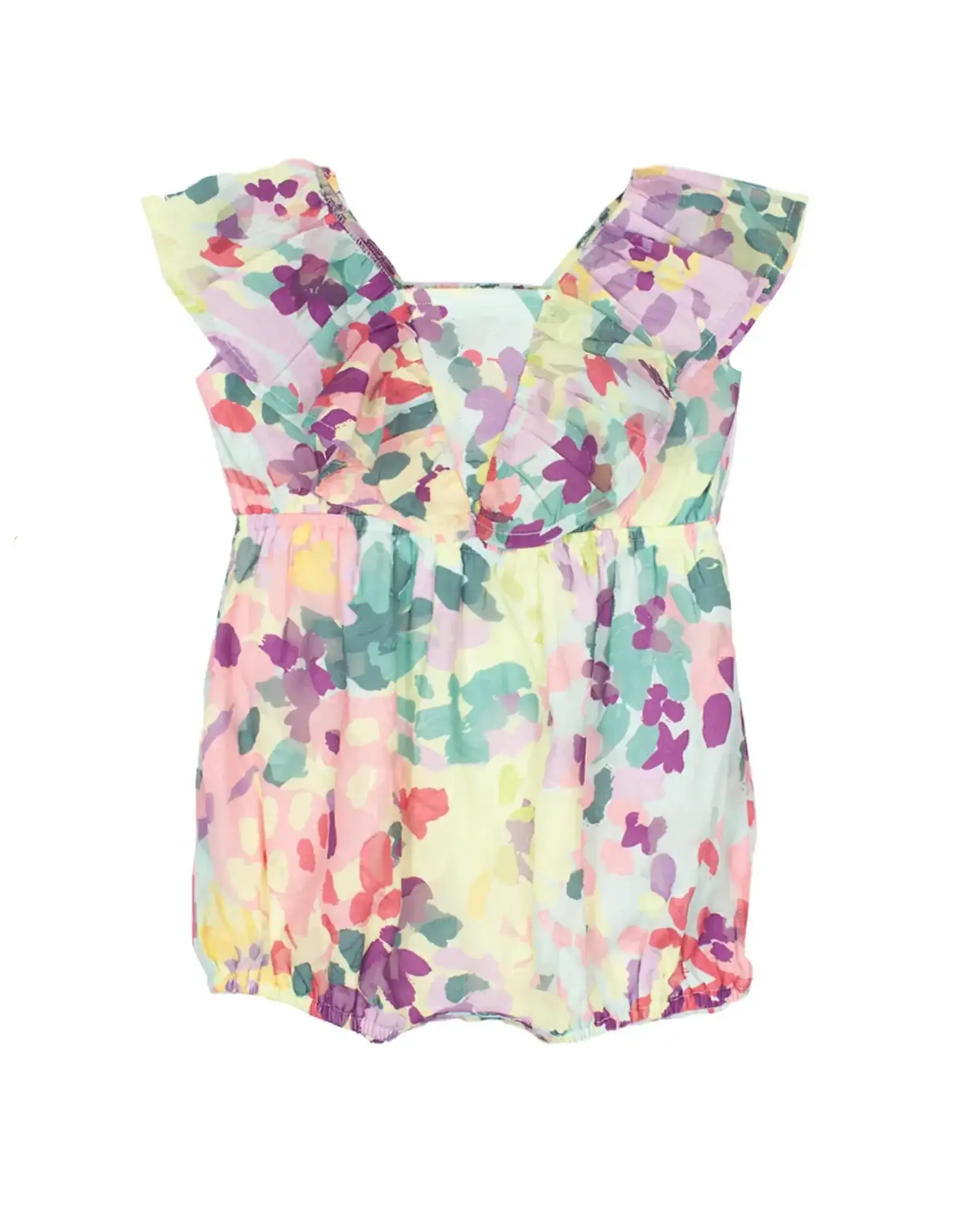 Isobella & Chloe Watercolor Romper