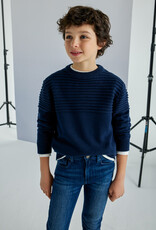 Mayoral Navy Tween Jaquard Jumper