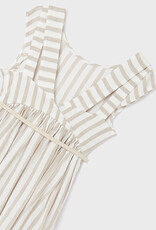 Mayoral Ocher Striped Dress w/Belt