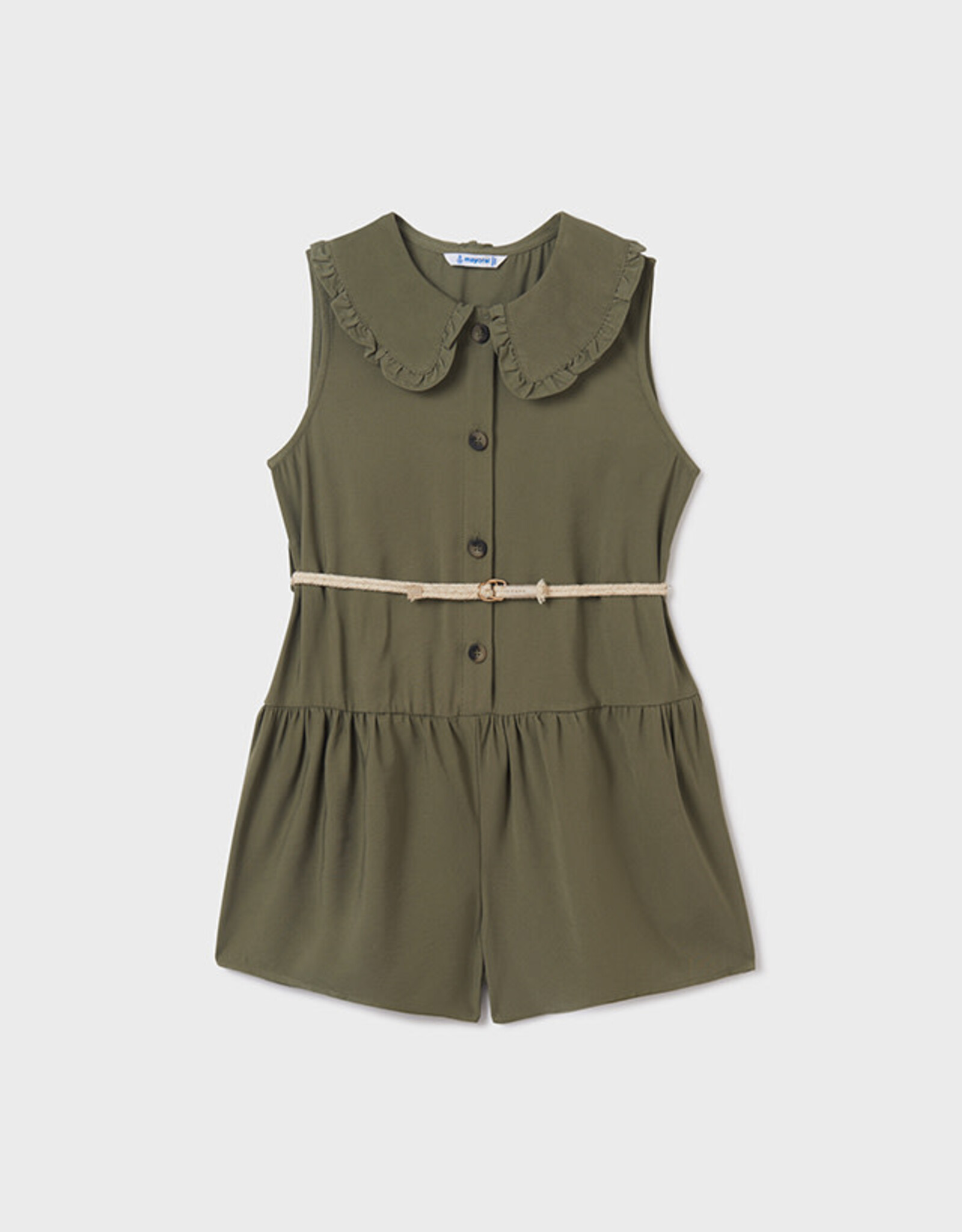 Mayoral Seaweed Jumpsuit w/Belt