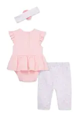 Little Me Bunny Bodysuit and Pant Set