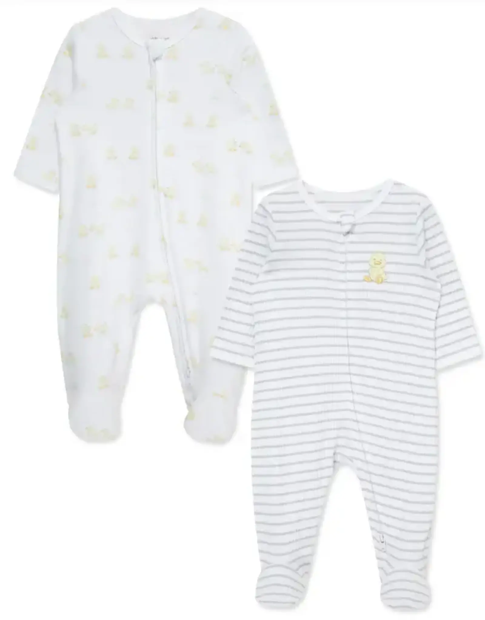 Little Me Splashy Ducks 2pack Footie