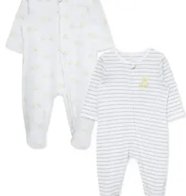 Little Me Splashy Ducks 2pack Footie