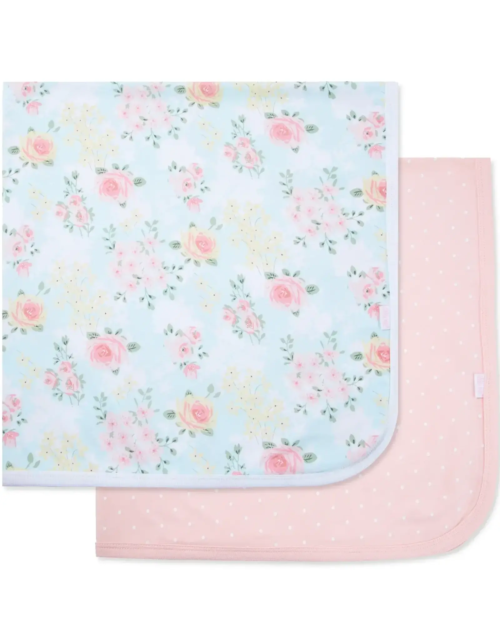Little Me Rose Meadow Blankets (2 pack)