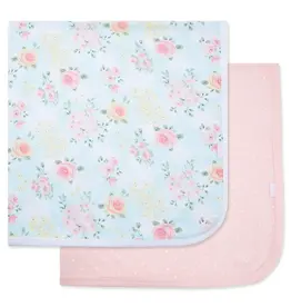 Little Me Rose Meadow Blankets (2 pack)